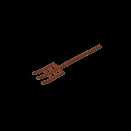 GDS-2130 - Equipment Pitchfork [Rounded Bottom]