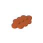 GDS-2138 - Plate Special 3 x 5 Cloud with 3 Center Studs