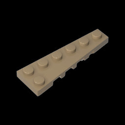 GDS-2143 - Wedge Plate 6 x 2 Right