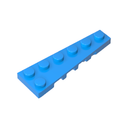 GDS-2143 - Wedge Plate 6 x 2 Right
