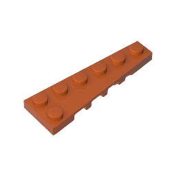 GDS-2143 - Wedge Plate 6 x 2 Right