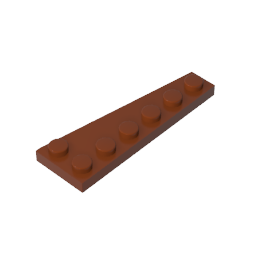 GDS-2144 - Wedge Plate 6 x 2 Left