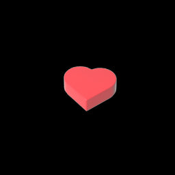 GDS-2175 - Tile 1 x 1 Heart