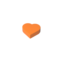 GDS-2175 - Tile 1 x 1 Heart