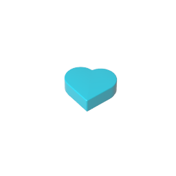 GDS-2175 - Tile 1 x 1 Heart