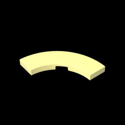 GDS-2182 - Tile 3 x 3 Curved, Macaroni