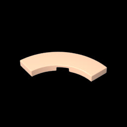 GDS-2182 - Tile 3 x 3 Curved, Macaroni