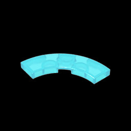 GDS-2182 - Tile 3 x 3 Curved, Macaroni