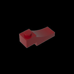 GDS-2183 - Brick Curved 3 x 1 with 2/3 Inverted Cutout