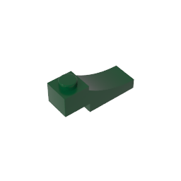 GDS-2183 - Brick Curved 3 x 1 with 2/3 Inverted Cutout