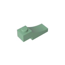 GDS-2183 - Brick Curved 3 x 1 with 2/3 Inverted Cutout