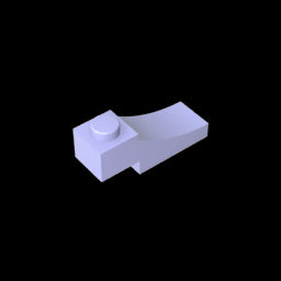 GDS-2183 - Brick Curved 3 x 1 with 2/3 Inverted Cutout