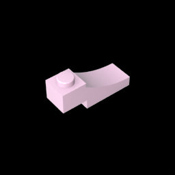 GDS-2183 - Brick Curved 3 x 1 with 2/3 Inverted Cutout