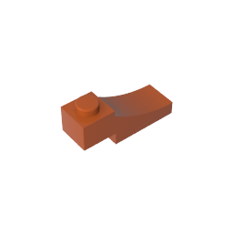 GDS-2183 - Brick Curved 3 x 1 with 2/3 Inverted Cutout