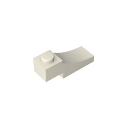 GDS-2183 - Brick Curved 3 x 1 with 2/3 Inverted Cutout