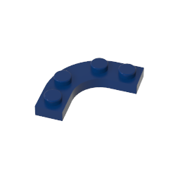 GDS-2191 - Plate Round Corner 3 x 3 with 2 x 2 Round Cutout