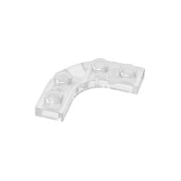 GDS-2191 - Plate Round Corner 3 x 3 with 2 x 2 Round Cutout