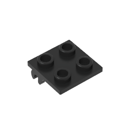 GDS-2197 - Wheel Holder 2 x 2 Thin with Clips, Plane Single