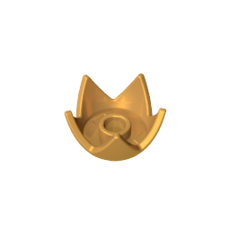 GDS-2200 - Minifig Crown / Egg Shell Half