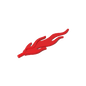 GDS-2206 - Wave / Flame Rounded Large [Plain]