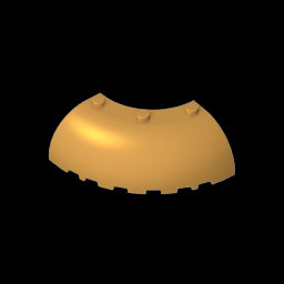 GDS-2208 - Brick Round Corner 6 x 6 x 2