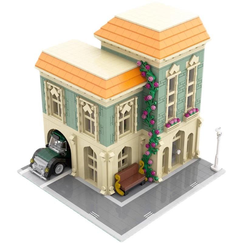 MOC-57981 Modular Post Office + Delivery Car