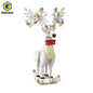 MOC A0157Y03 Christmas Spirit Deer Ornament: Smart White