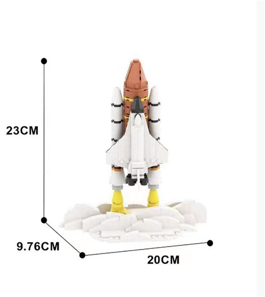 MOC A0483 space shuttle small– MOC Brick Store