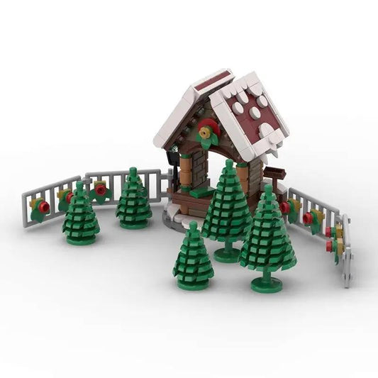 MOC-130588 Christmas Tree Seller - LEGO CHRISTMAS MOC INSTRUCTIONS