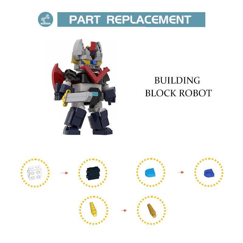 MOC-70936 Lego Great Mazinger SD– MOC Brick Store