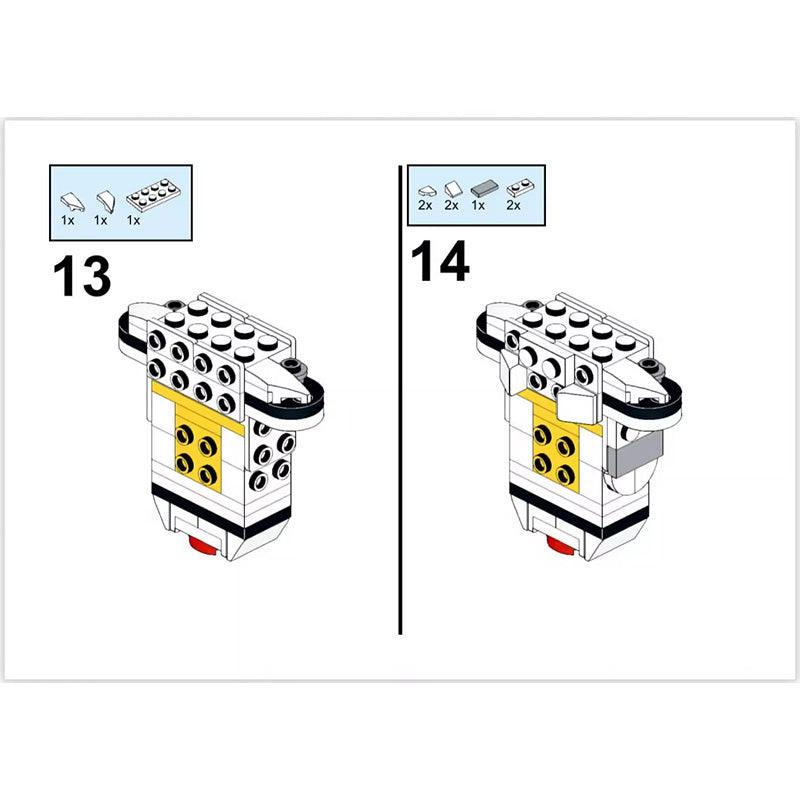 MOC-66118 GO-4 security bot (from WALL-E)– MOC Brick Store