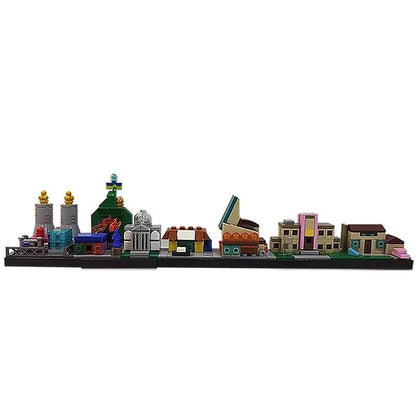 MOC-18013 The Simpsons Spingfield Skyline Architecture