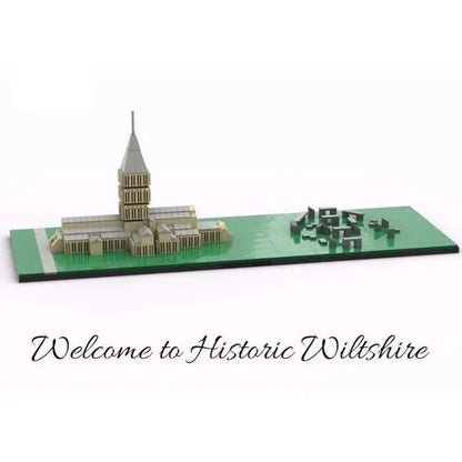 MOC-45767 Salisbury Cathedral & Stone Henge Architecture.