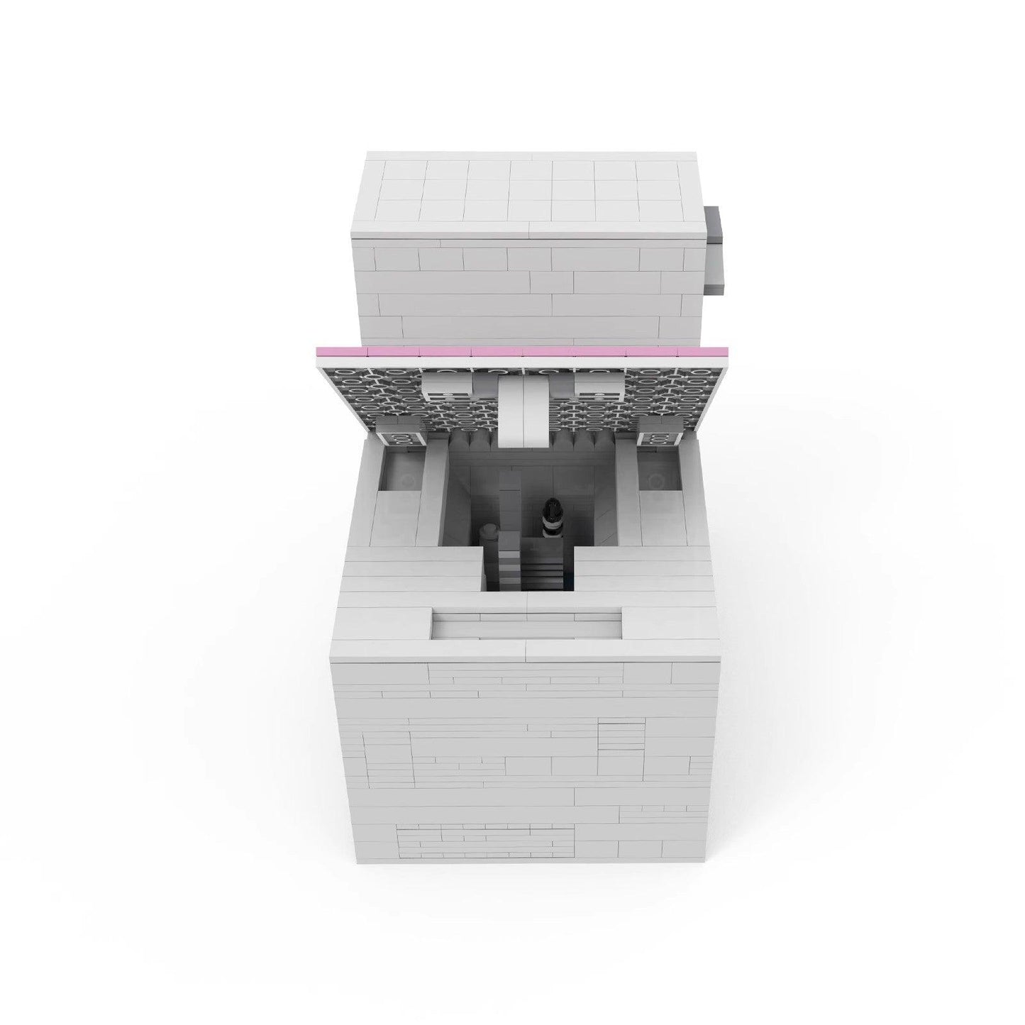 The dark grid toilet in hiding things