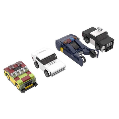 MOC-19467 Dimension Style Iconic Movie & TV Cars