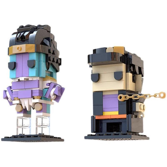 MOC-26896 Jotaro & Star Platinum Brickheadz (JoJo's Bizarre Adventure)
