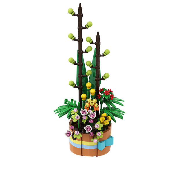 MOC-149107 Flower Basket– MOC Brick Store
