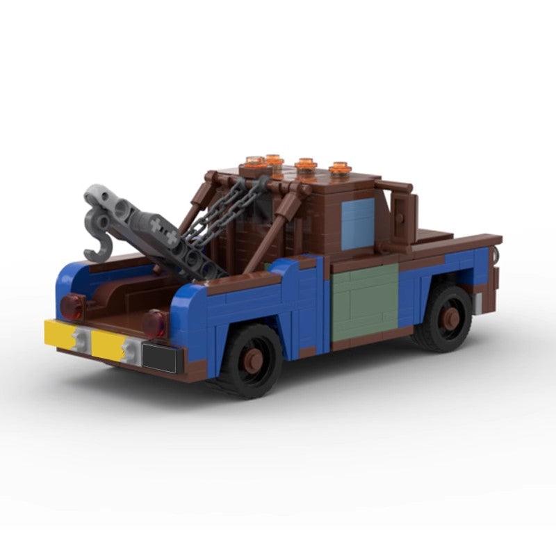 MOC-72970 1955 Chevrolet Tow Truck / Mater from Cars– MOC Brick Store