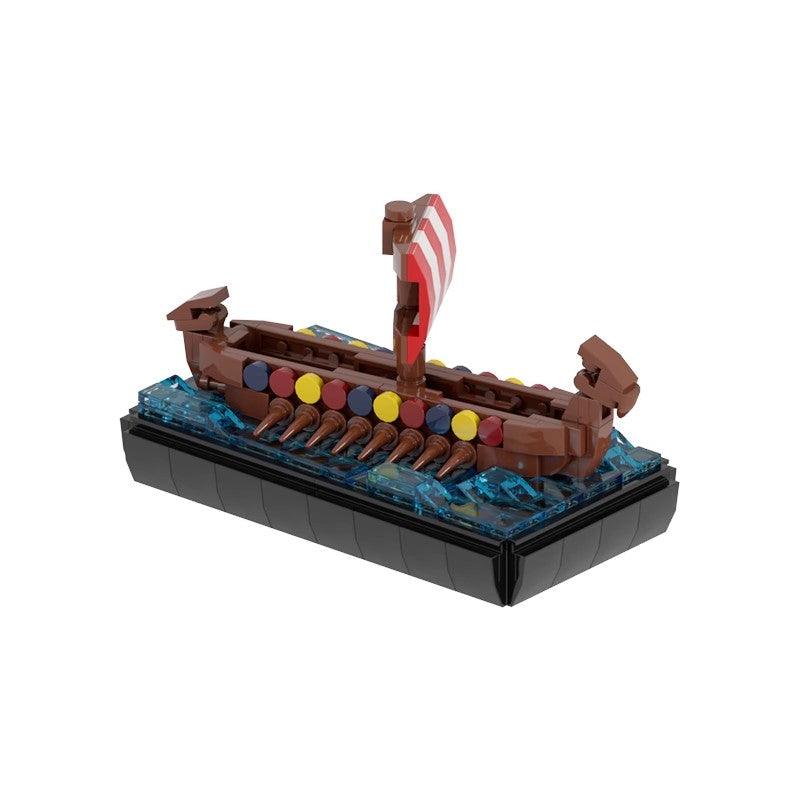 MOC-76565 Small Viking Longship– MOC Brick Store
