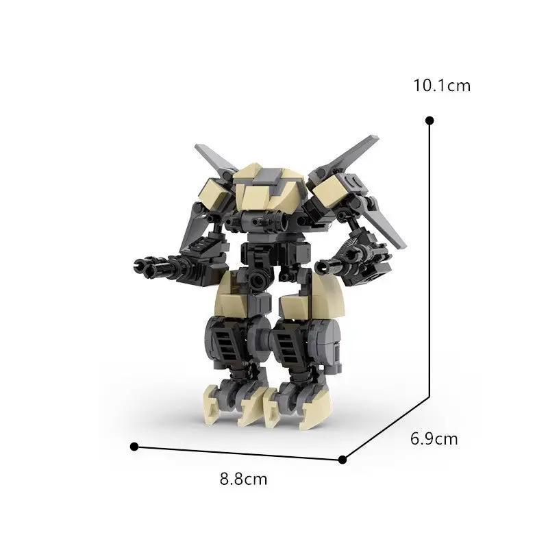 Armed fighter mech robot