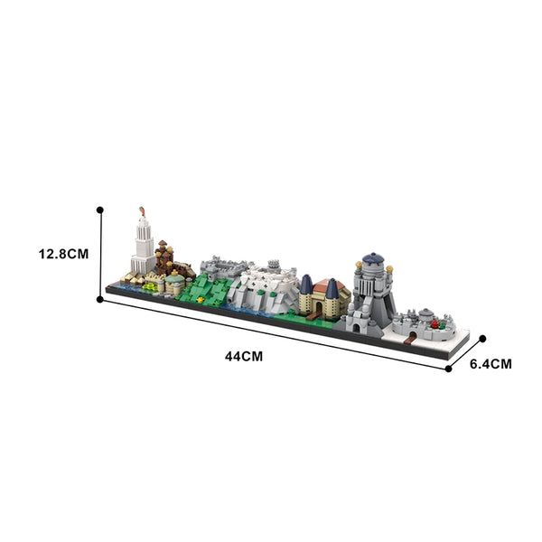 MOC-29080 Game of Thrones - Westeros Skyline