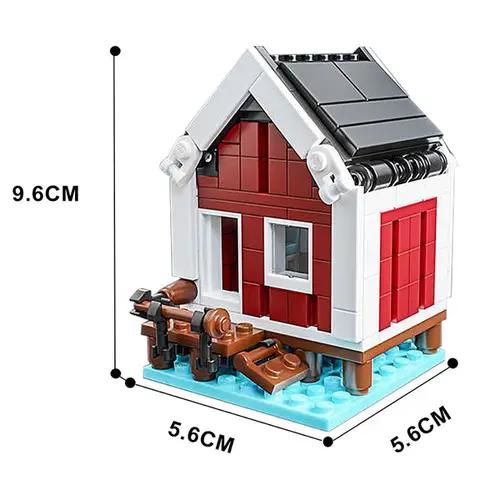 MOC-127141LEGO Mini Modulars - Norwegian Cabin, Rorbu– MOC Brick Store