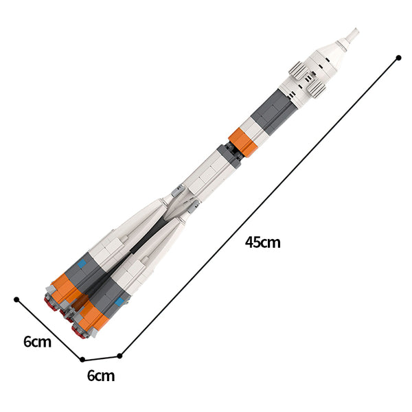 MOC-34825 Ultimate Soyuz Rocket collection [1:110 Scale]– MOC