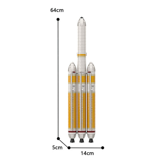 MOC-101254 Delta IV Heavy with Parker Solar Probe [Saturn V scale]
