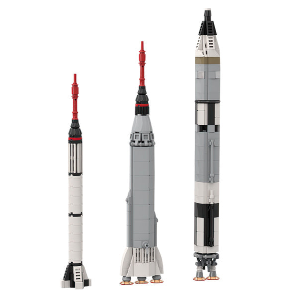 MOC-115939 Mercury & Gemini Collection [Saturn V scale]– MOC Brick