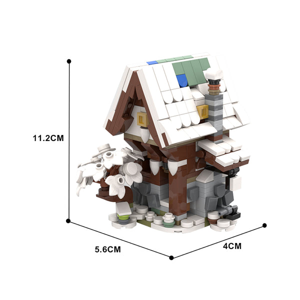 MOC-139004 Mini Winter 21325 Medieval Blacksmith– MOC Brick Store