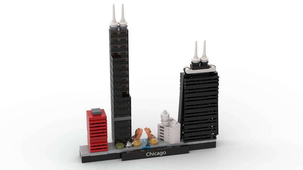 MOC-41250 Chicago skyline - the nano version