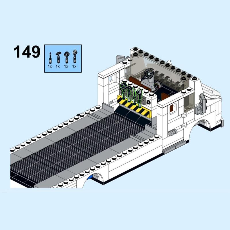 MOC-58775 Time Machine and Doc Brown Van– MOC Brick Store