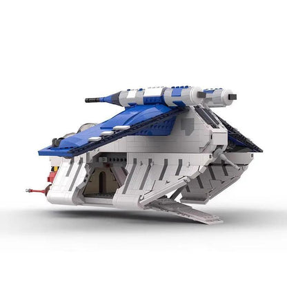 Star Wars Mandalorian Shadow Legion Republic Gunship 501st Army Coruscant Wolfpack Muunilinst MOC-105785 Building Blocks Kids Toy