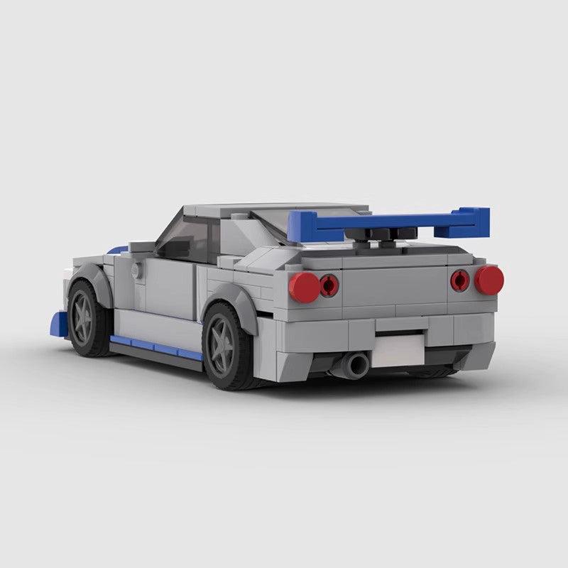 MOC-102532 Nissan Skyline GT-R R34 from 2 Fast 2 Furious– MOC